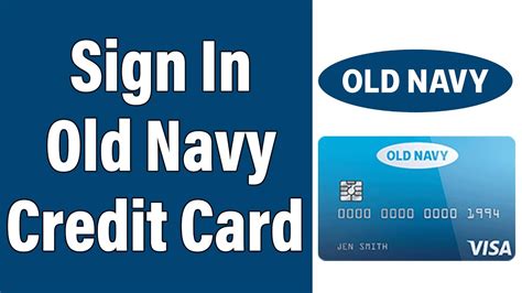old navy credit card login